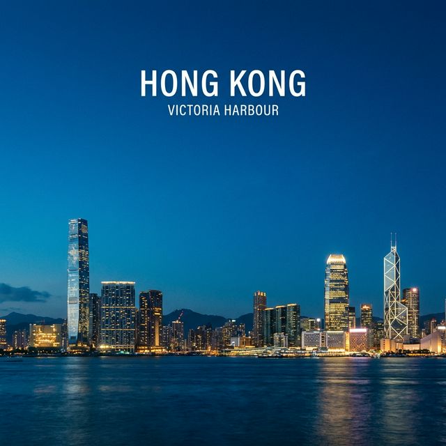 香港维多利亚港夜景